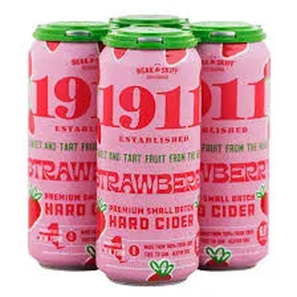 1911 CIDER STRAWBERRY 4PK