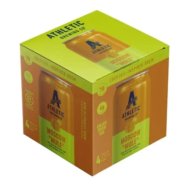 ATHLETIC MOKTAILS MOSCOW MULE 4PK