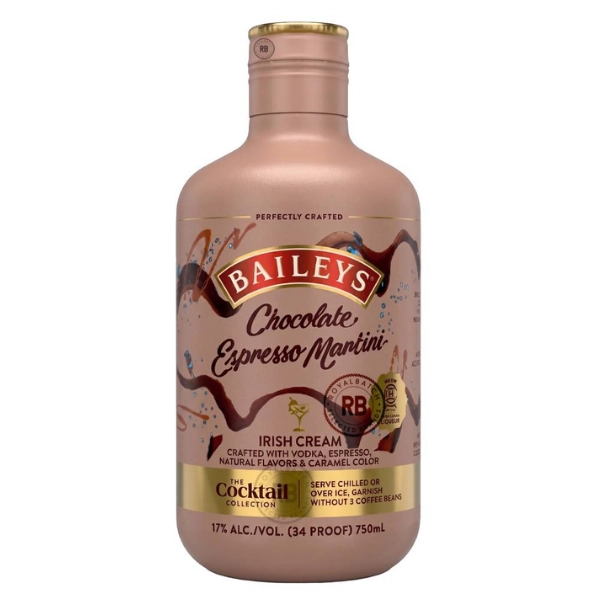 BAILEYS RTD CHOCOLATE  ESPRESSO MARTINI 750ML