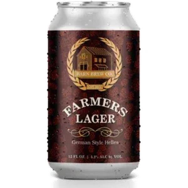 BARN BREWING FARMERS LAGER 1/2BBL