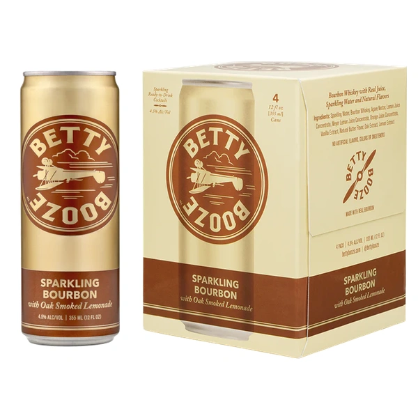 BETTY BOOZE BBN OAK SMOKED LEMONADE 4PK**