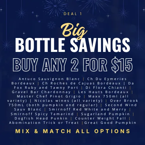BIG BOTTLE SAVINGS