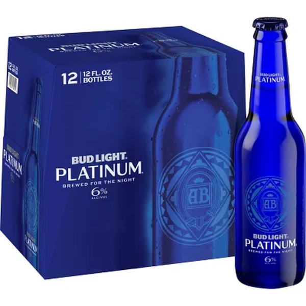 BUD LT PLATINUM BOTTLES 12PK