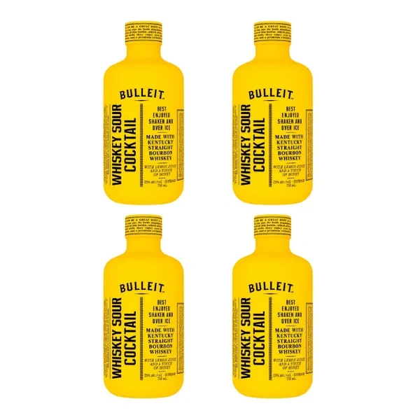 BULLEIT RTD WHISKEY SOUR 50* 4PK