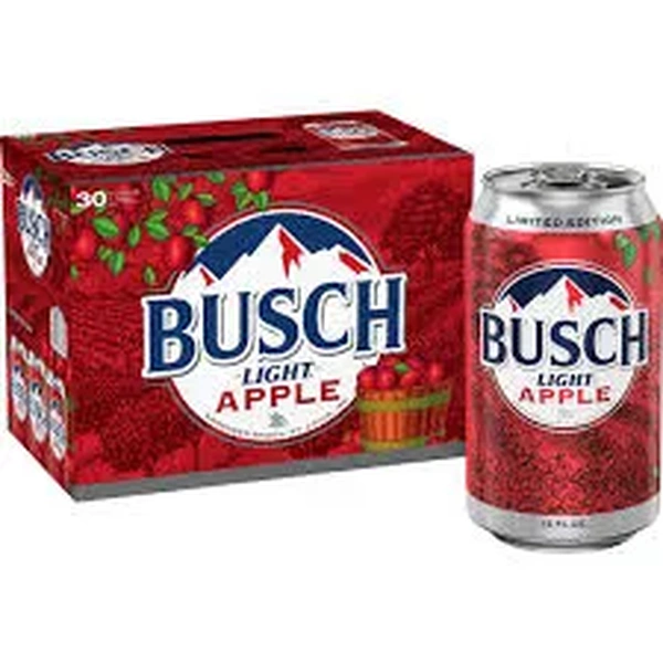 BUSCH LIGHT APPLE CANS 30PK