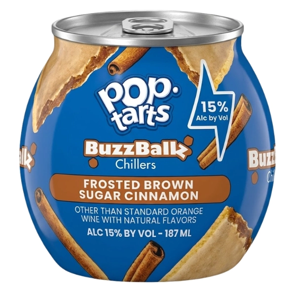 BUZZ BALLS POPTART BROWN SUGAR 187ML