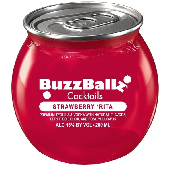 BUZZ BALLS STRAWBERRY RITA 187ML
