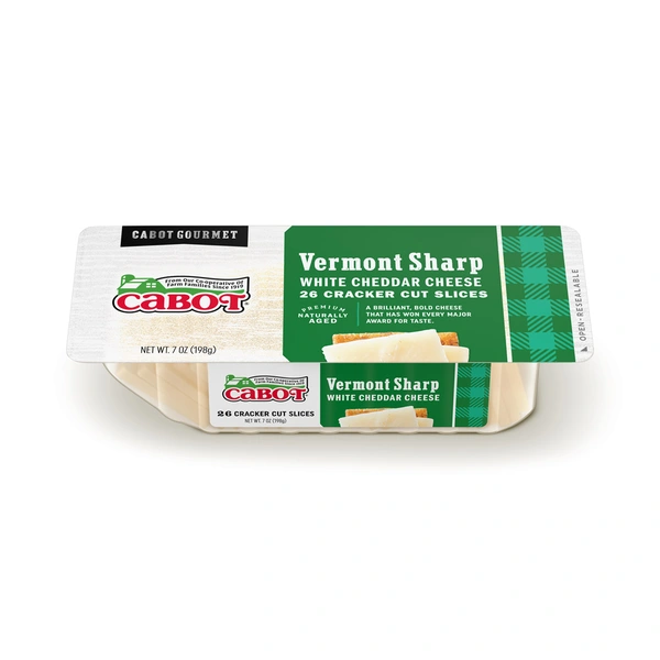 CABOT SHARP WHITE CRACKER CUTS