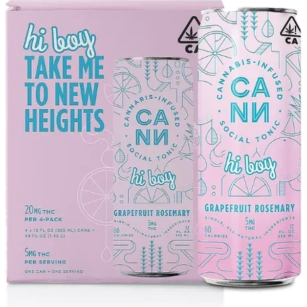 CANN THC(3) GRAPEFRUIT 4PK