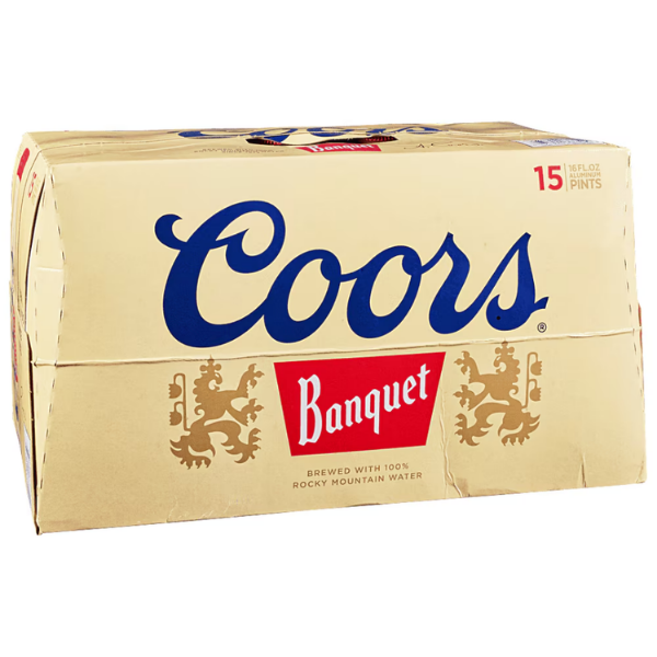 COORS BANQUET ALUMINUM BTLS 15PK