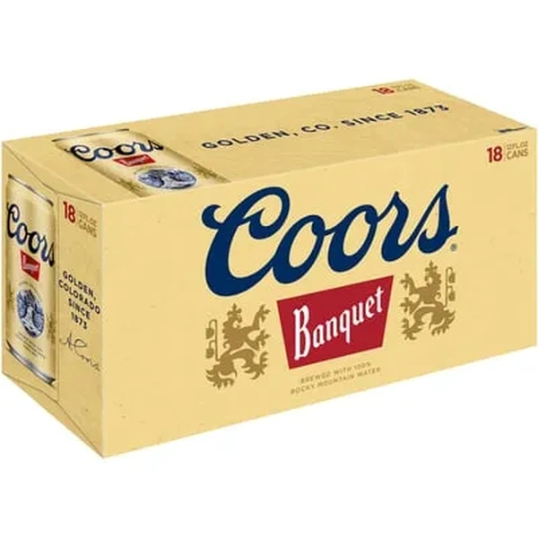 COORS BANQUET CANS 18PK
