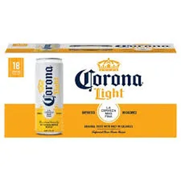 CORONA LIGHT CANS 18PK