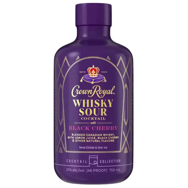 CROWN ROYAL COCKTAIL BLACK CHERRY 4PK