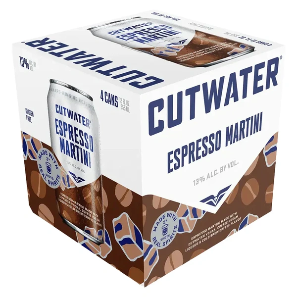 CUT WATER ESPRESSO MARTINI 4PK