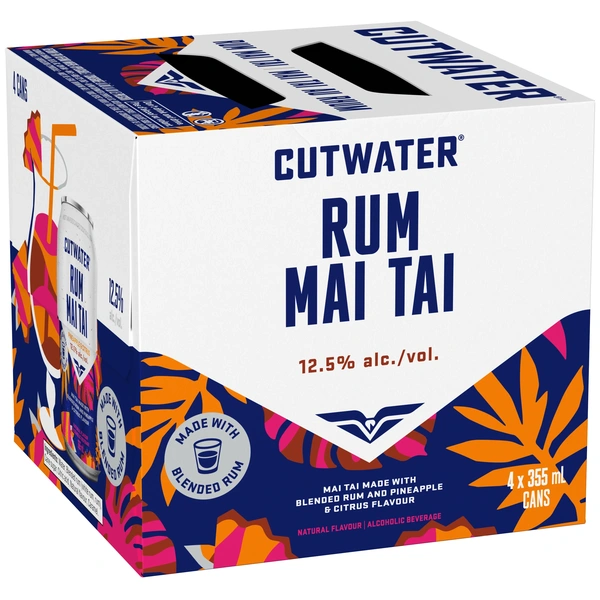 CUT WATERVODKA MAI TAI 4PK