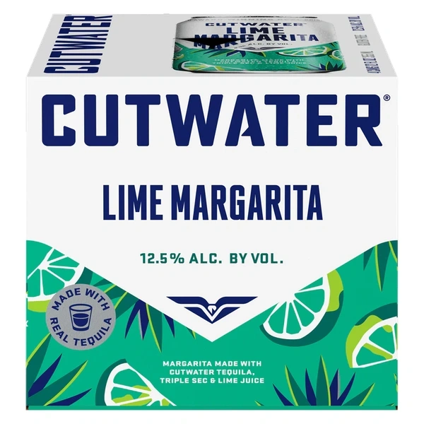 CUT WATERVODKA MARGARITA 4PK