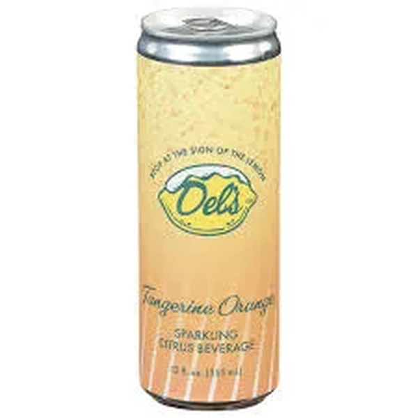 DELS SPARKLING TANGERINE ORANGE 12OZ