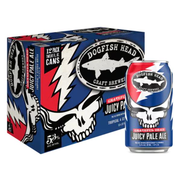 DOGFISH HEAD CANS GREATFUL HAZY PALE 12PK