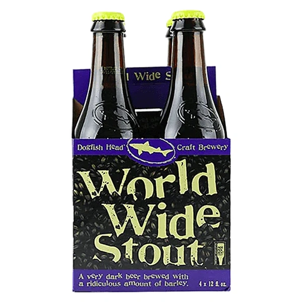 DOGFISH HEAD WORLD WIDE STOUT 4PK