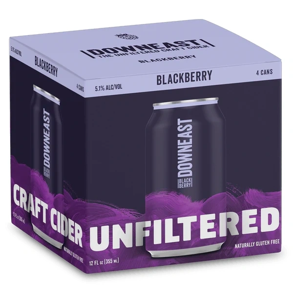 DOWNEAST CIDER BLACKBERRY 4PK