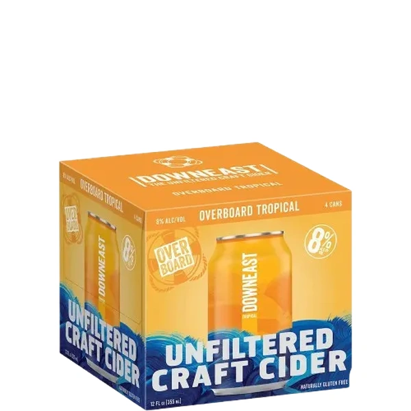 DOWNEAST CIDER OB TROPICAL4PK