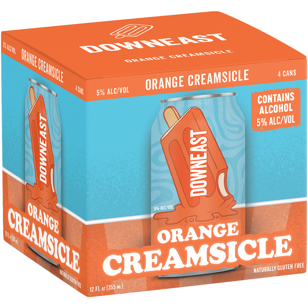 DOWNEAST CIDER ORANGE CREAMSICKLE 4PK