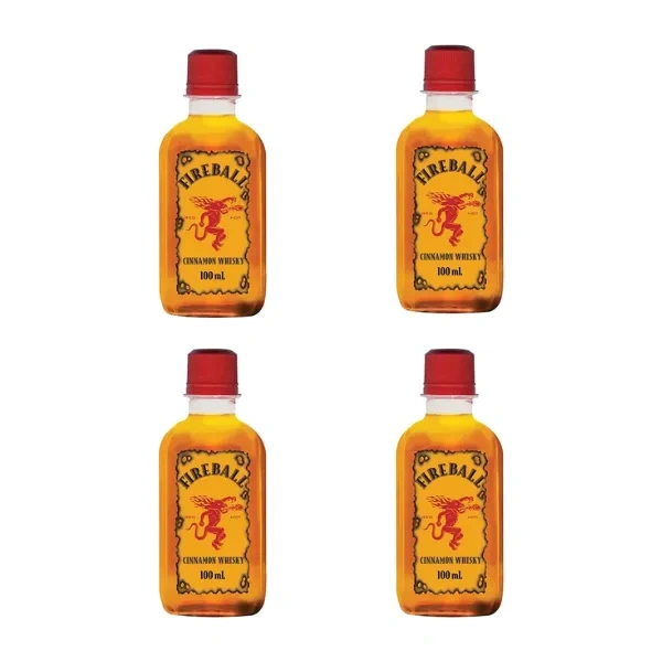 DR MCGILLICUDDY'S FIREBALL 100ML 4PK