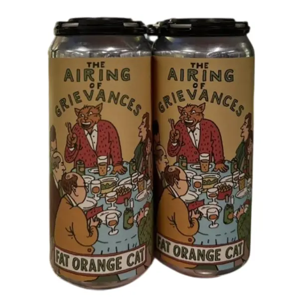 FAT ORANGE CAT AIRING GRIEVANCES 4PK