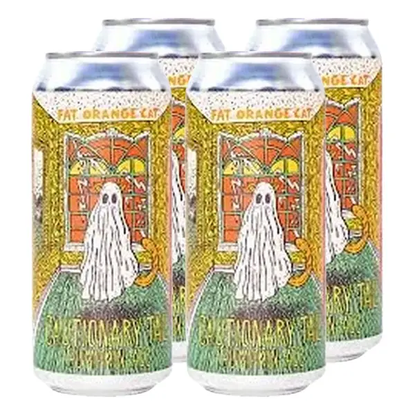 FAT ORANGE CAT CAUTIONARY TAIL 4PK