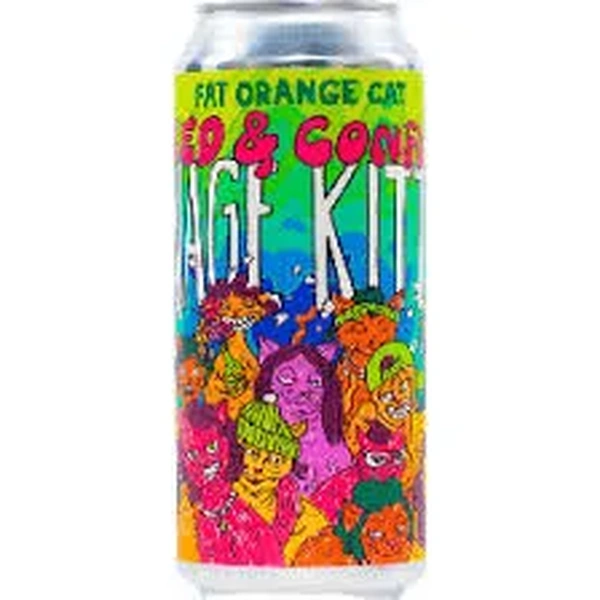 FAT ORANGE CAT DAZED AND CONFUSED TEEN KITTENS Single