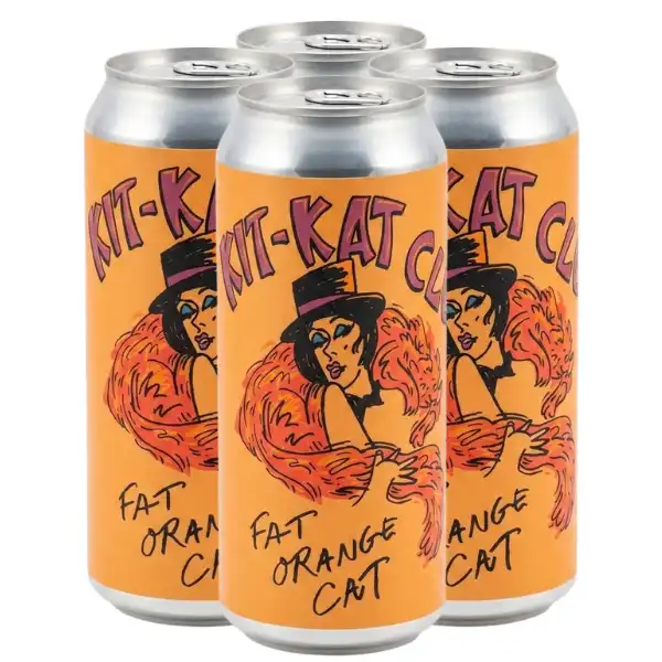 FAT ORANGE CAT KIT KAT CLUB 4PK