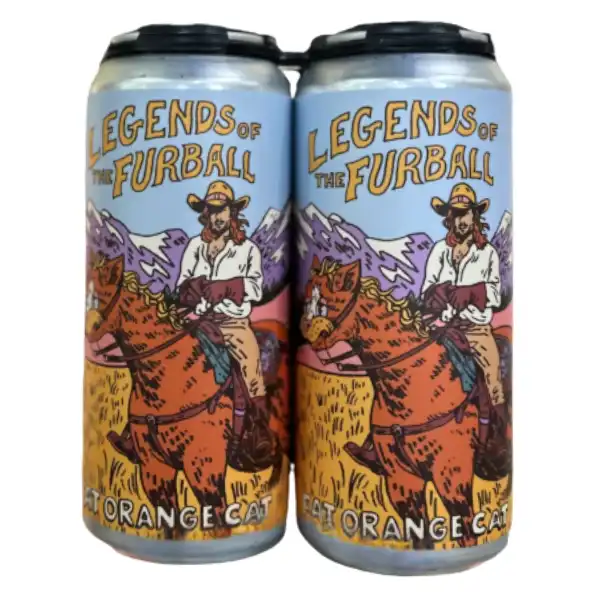 FAT ORANGE CAT LEGENDS OF FUR BALL 4PK