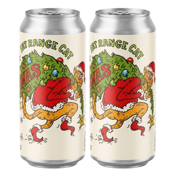 FAT ORANGE CAT THE WHO STOLE XMAS 4PK