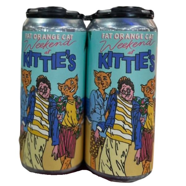 FAT ORANGE CAT WEEKEND AT KITTIES 4PK