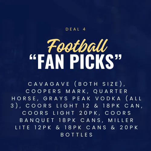 FOOTBALL "FAN PICKS"