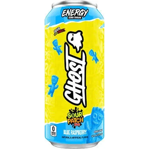 GHOST ENERGY BLUE RASPBERRY 16OZ
