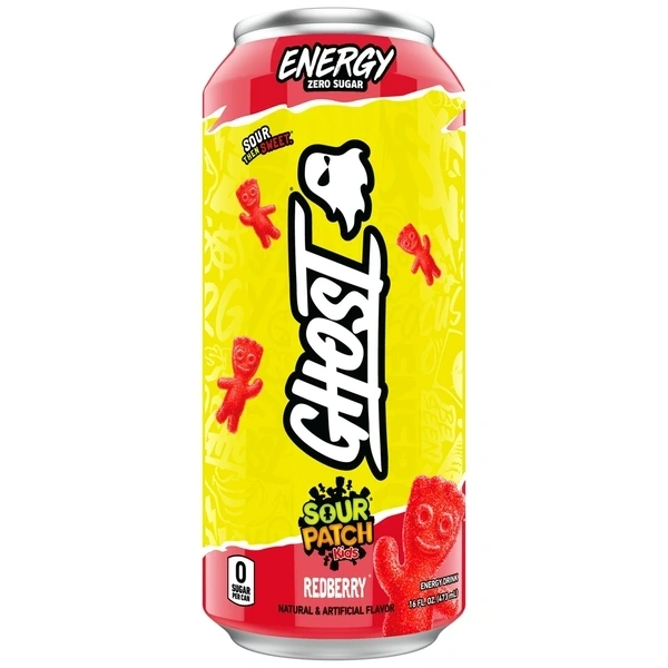 GHOST ENERGY SOUR PATCH RED BERRY 16OZ