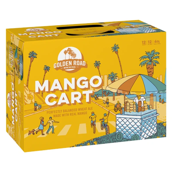 GOLDEN ROAD MANGO FRUIT CART 12PK