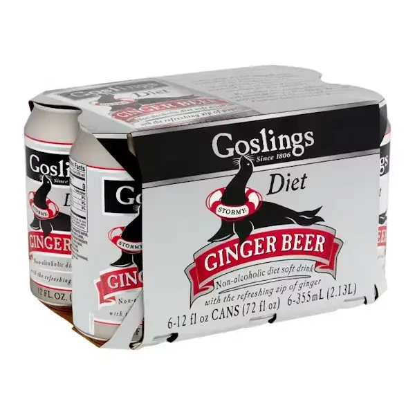 GOSLINGS SODA DIET GINGER 6PK