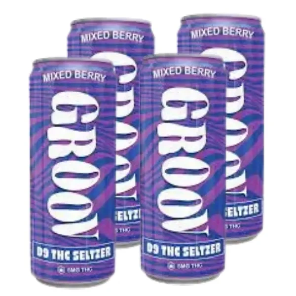 GROOV THC MIXED BERRY 4PK