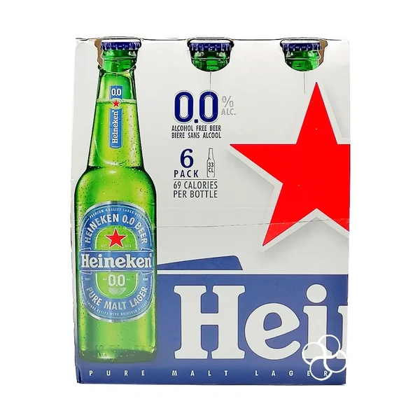 HEINEKEN 0.0 BOTTLES 6PK