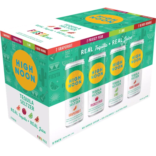 HIGH NOON TEQUILA FIESTA VARIETY 8PK