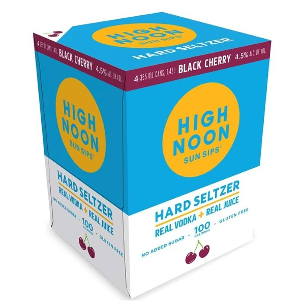HIGH NOON VODKA SODA BLACK CHERRY 4PK