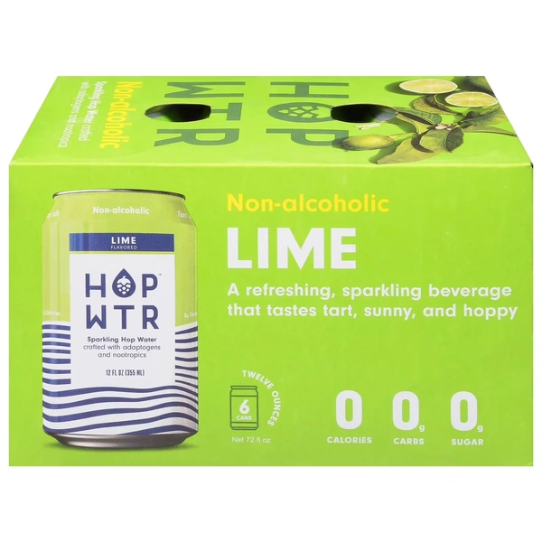 HOP WATER LIME 6PK
