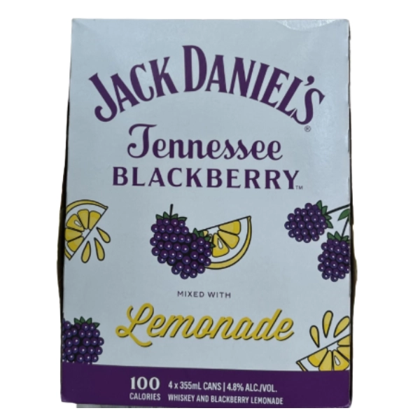 JACK DANIELS BLACKBERRY LEMONADE 4PK