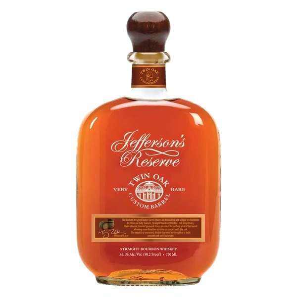JEFFERSON'S TWIN OAKS BOURBON 750ML