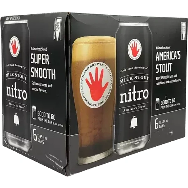 LEFT HAND NITRO MILK STOUT CANS 6PK