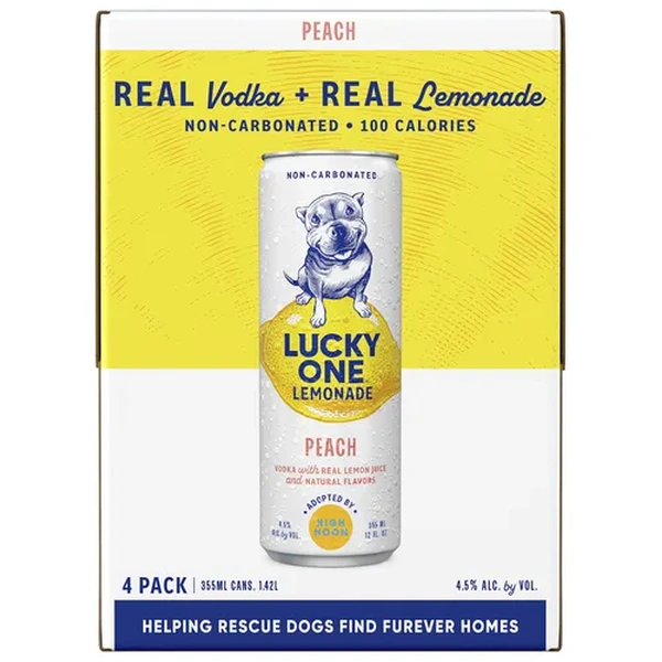 LUCKY 1 PEACH LEM 4PK