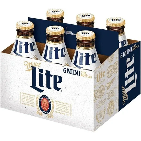 MILLER LITE 7 OZ BTLS 6PK