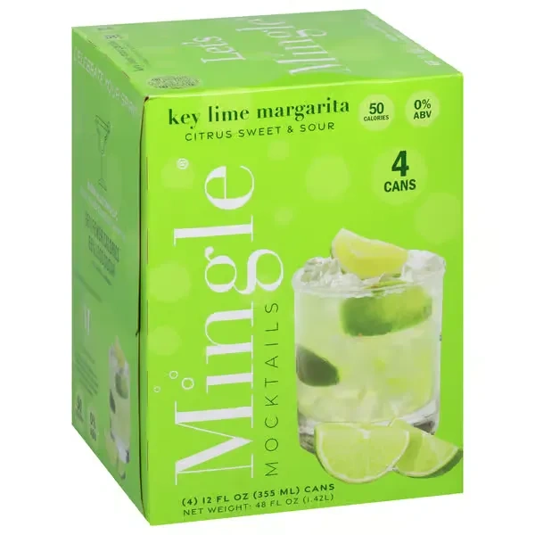 MINGLE MOCKTAILS LIME MARGARITA 4PK